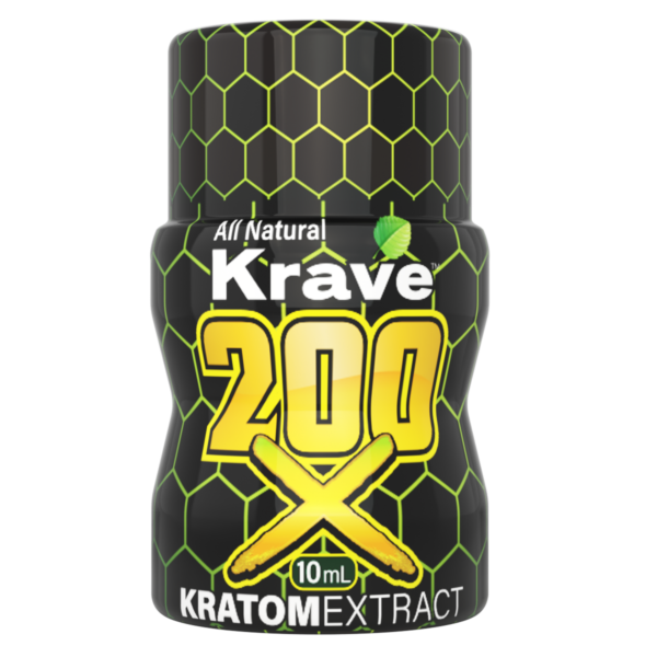 Krave 200X Kratom Extract Liquid Shot